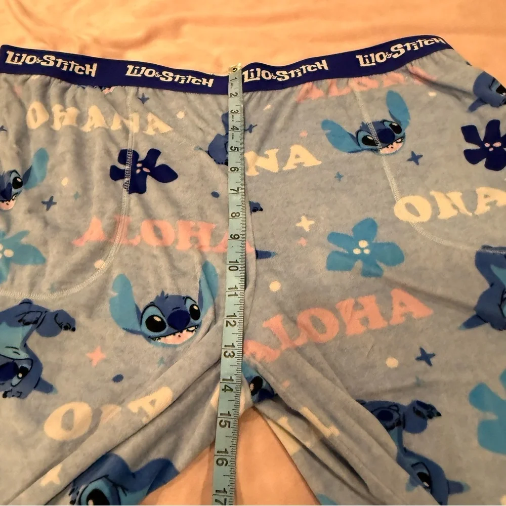 Disney Lilo & Stitch Blue Pajama Bottoms - Picture 2 of 10